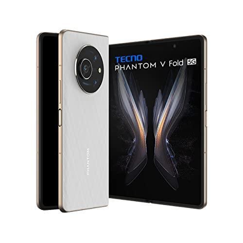 TECNO Phantom V Fold 5G White (12GB RAM,256GB Storage) | The First Full Size Fold Refurbished