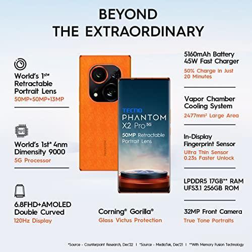 TECNO Phantom X2 Pro 5G Mars Orange (12GB RAM,256GB Storage) Refurbished - Image 6