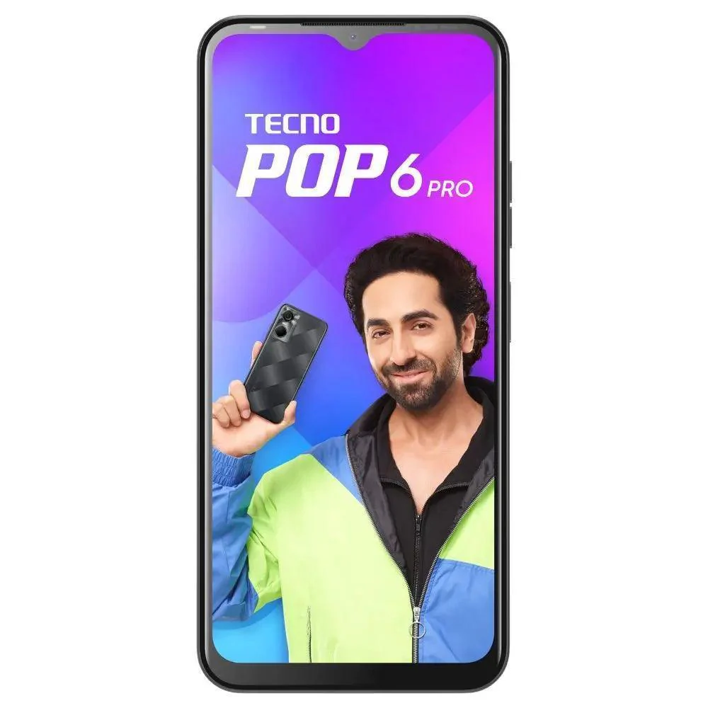 Tecno POP 6 Pro 32 GB, 2 GB RAM, Polar Black, Mobile Phone Refurbished - Image 2