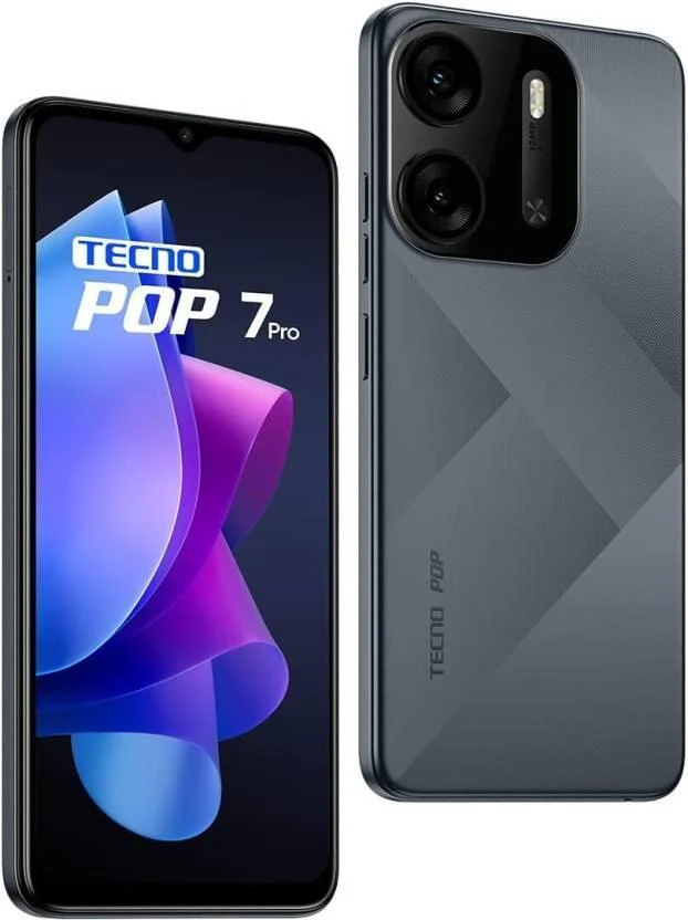 Tecno Pop 7 Pro (Endless Black, 3 GB) (64 GB RAM) Refurbished - Image 3