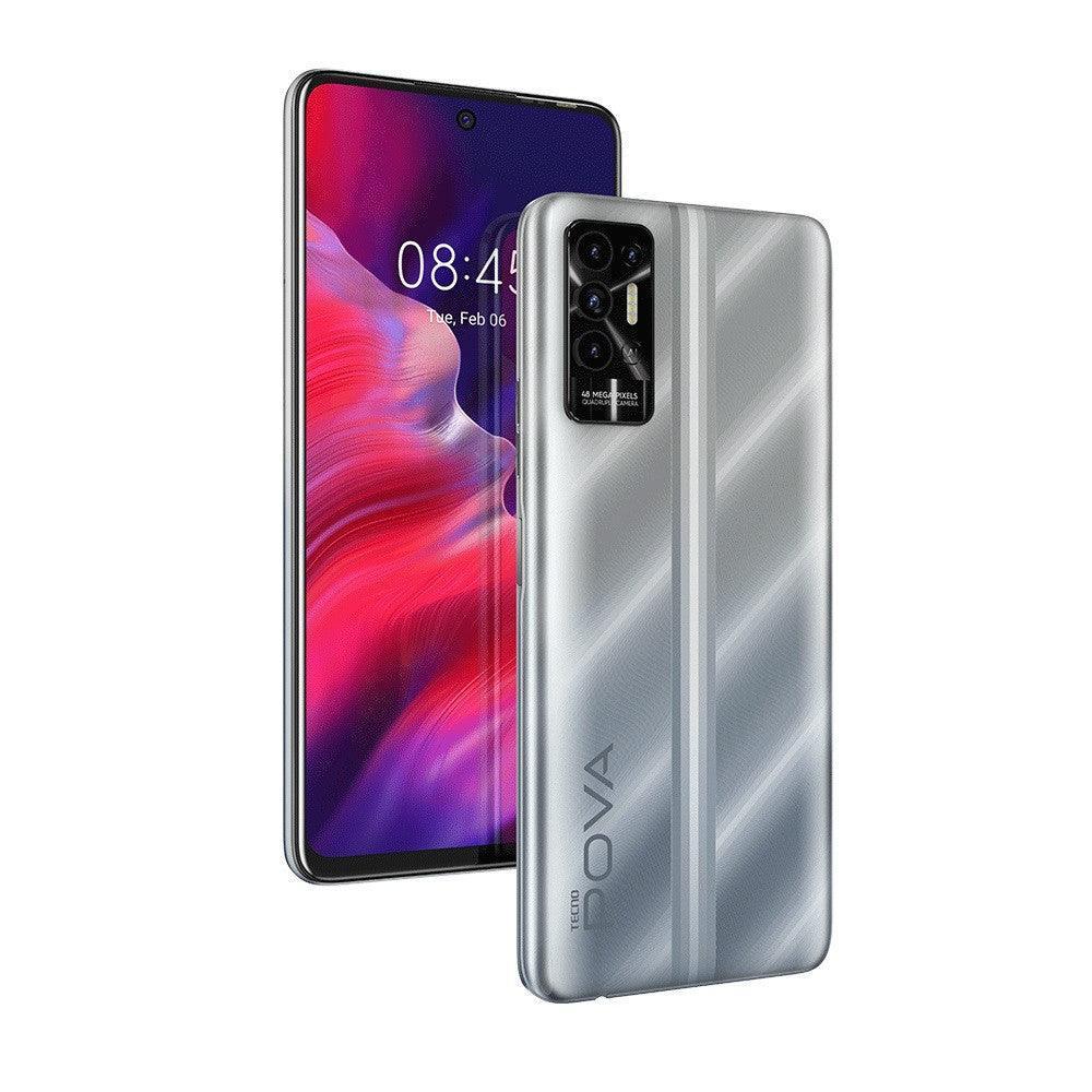 Tecno Pova 2 4GB 64GB Silver Refurbished - Image 5