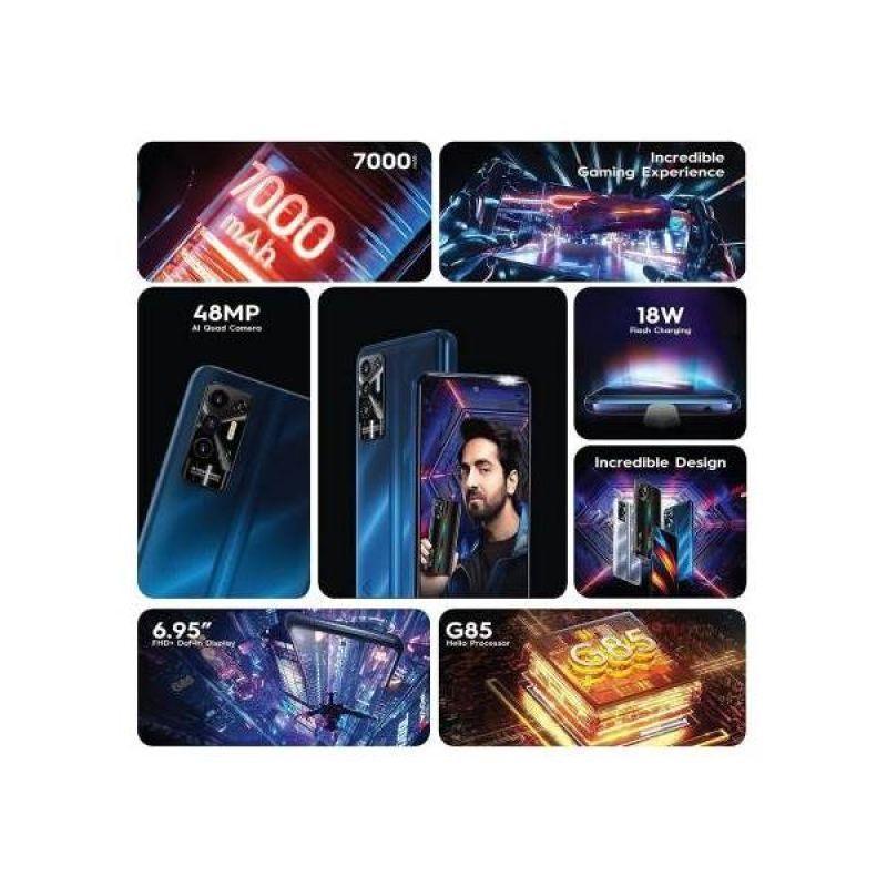 Tecno Pova 2 (Energy Blue, 64 GB) (4 GB RAM) | Refurbished - Image 4
