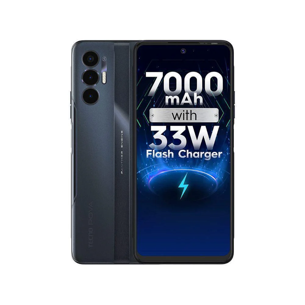 Tecno POVA 3 (Eco Black, 4GB RAM,64GB Storage) Refurbished - Image 2