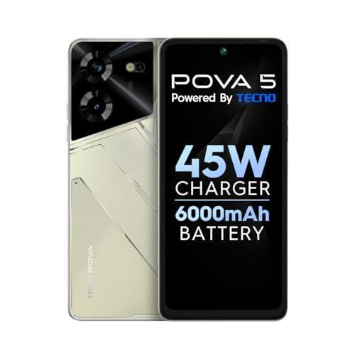 TECNO Pova 5 (Amber Gold, 8GB RAM,128GB Storage) Refurbished