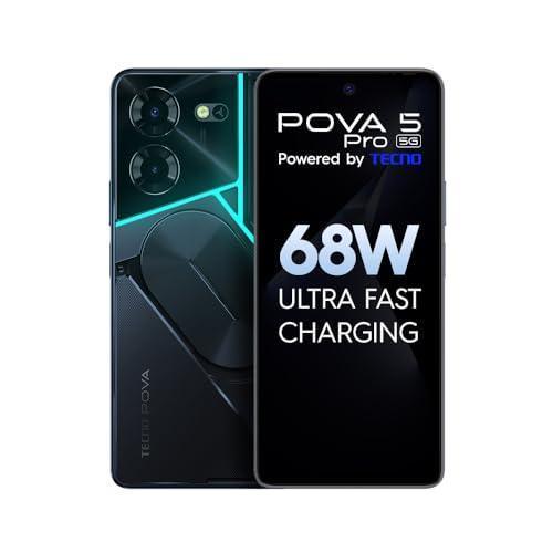 TECNO Pova 5 Pro 5G (Dark Illusion, 8GB RAM,256GB Storage) Refurbished