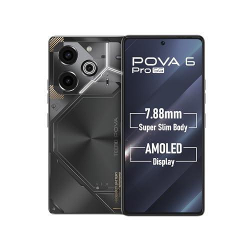 TECNO POVA 6 PRO 5G (24GB*+256GB) | 108MP Camera + 32MP Selfie Camera | 120Hz Dot-in AMOLED Display | Dual Speakers with Dolby Atmos Used
