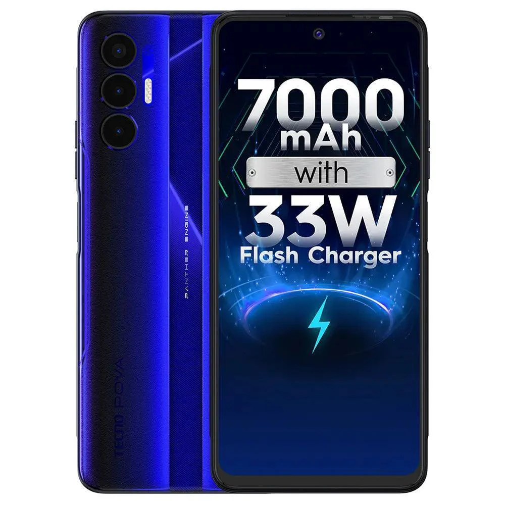 Tecno POVA3 64 GB, 4 GB RAM, Electric Blue, Mobile Phone Refurbished - Image 7