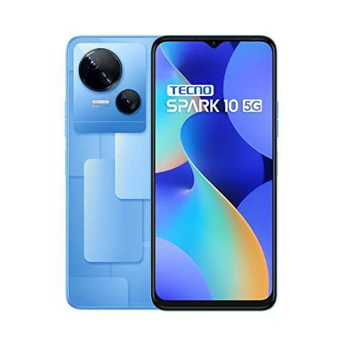 Tecno Spark 10 5G (Meta Blue, 4GB RAM,64GB Refurbished