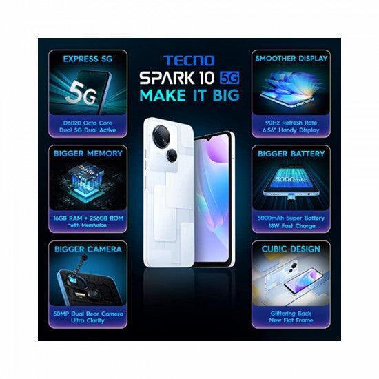 Tecno Spark 10 5G (Meta White, 8GB RAM,256GB Storage) Refurbished - Image 11
