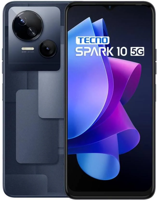 Tecno Spark 10 5G (Meta Black, 128 GB) (8 GB RAM) Preowned - Image 3