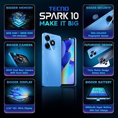 TECNO Spark 10 (Meta Blue, 8GB RAM,128GB Storage)|16GB Expandable RAM Used - Image 6