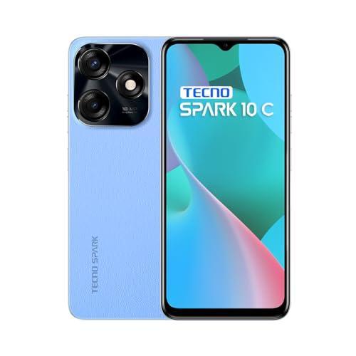 TECNO Spark 10C (Magic Skin Blue, 8GB RAM,128GB Storage)|16GB Expandable RAM | 90Hz Refresh Rate 6.6" HD+Dot Display | 16MP AI Dual Rear Camera