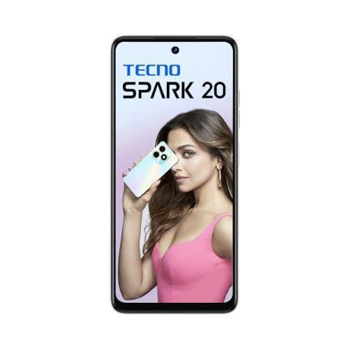 TECNO Spark 20 | Cyber White, (16GB*+256GB)| 32MP Selfie + 50MP Main Camera| 90Hz Dot-in Display with Dynamic Port & Dual Speakers with DTS| 5000mAh Battery |18W Type-C| Helio G85 Processor - Image 2