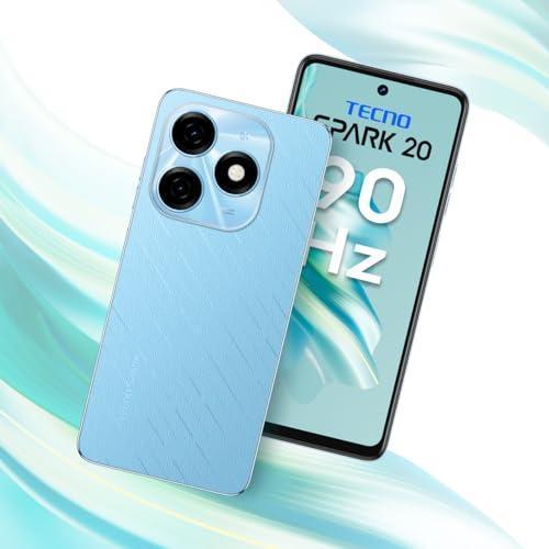 TECNO Spark 20 | Magic Skin Blue, (16GB*+128GB)| 32MP Selfie + 50MP Main Camera| 90Hz Dot-in Display with Dynamic Port & Dual Speakers with DTS| 5000mAh Battery |18W Type-C| Helio G85 Processor - Image 7
