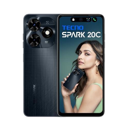 TECNO Spark 20C | Gravity Black, (16GB*+128GB) | 50MP Main Camera + 8MP Selfie Preowned