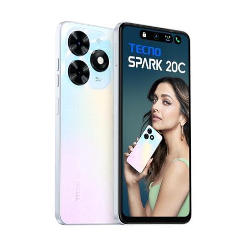 TECNO Spark 20C | Mystery White, (16GB*+128GB) | 50MP Main Camera + 8MP Selfie| 90Hz Dot-in Display with Dynamic Port & Dual Speakers with DTS | 5000mAh Battery |18W Type-C | Helio G36 Processor - Image 6