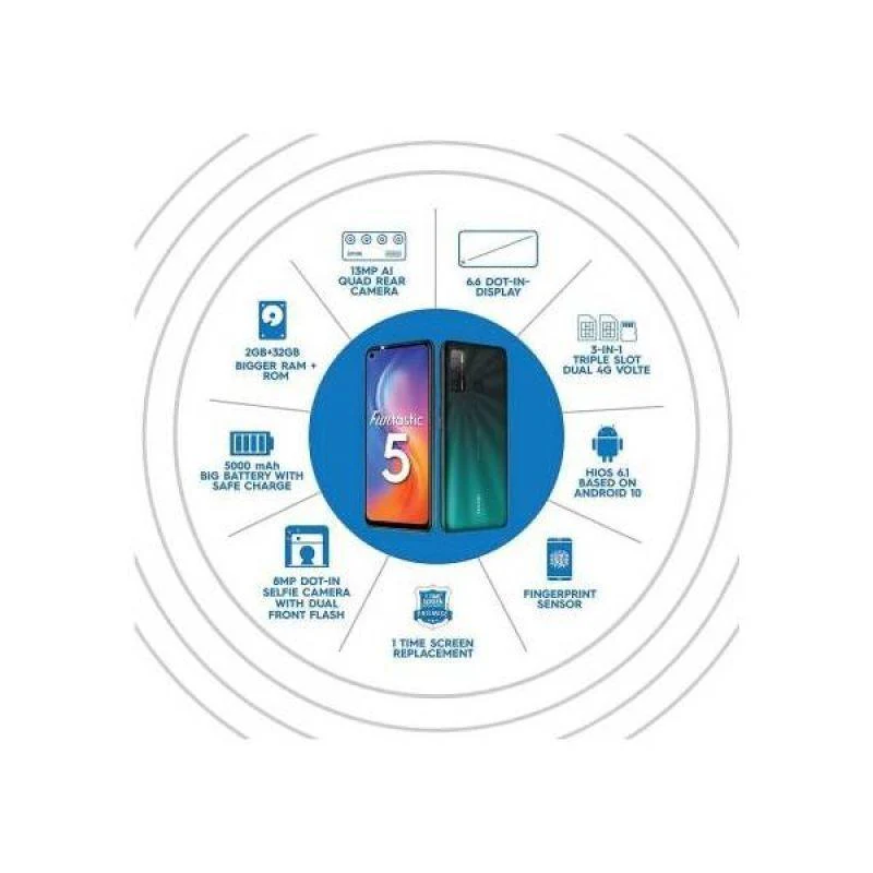 Tecno Spark 5 (Ice Jadeite, 32 MB) (2 GB RAM) | Refurbished - Image 4