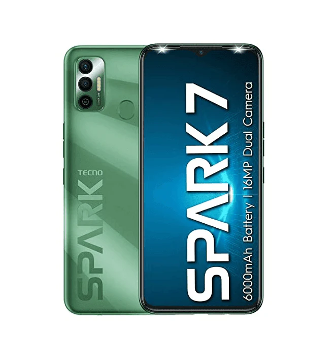 Tecno Spark 7 (Spruce Green, 2GB RAM, 32 GB Storage) - Used - Image 2