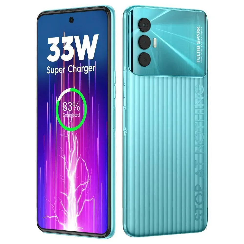 Tecno Spark 8 Pro 64 GB, 4 GB RAM, Turquoise Cyan, Mobile Phone Refurbished - Image 4