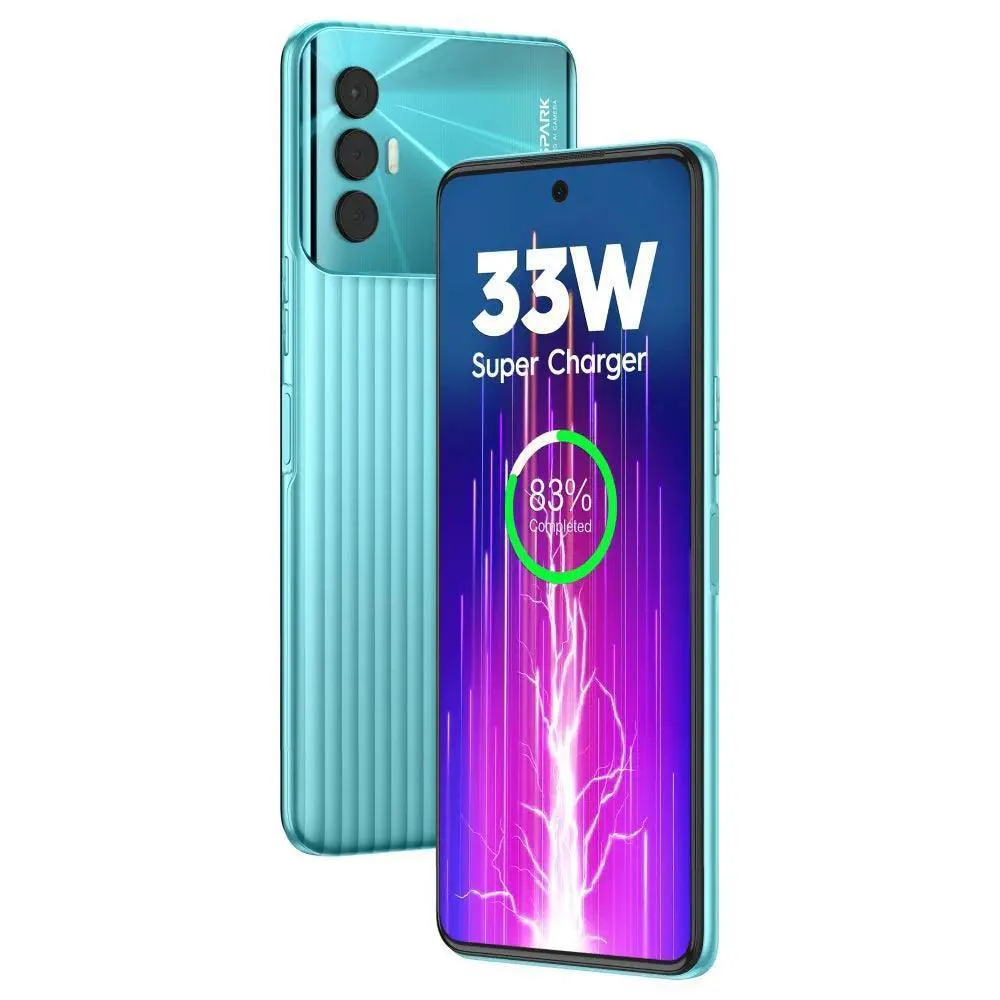 Tecno Spark 8 Pro 64 GB, 4 GB RAM, Turquoise Cyan, Mobile Phone Refurbished - Image 5