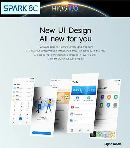 Tecno Spark 8C (Magnet Black, 4GB RAM, 64GB Storage) | 13MP AI-Enhanced Dual Camera | HD+ 6.6" Dot Notch Screen | Upto 7GB Memory fusion | 5000mAh Long-lasting Battery | 8MP Portrait Camera Beauty 3.0 - Image 10