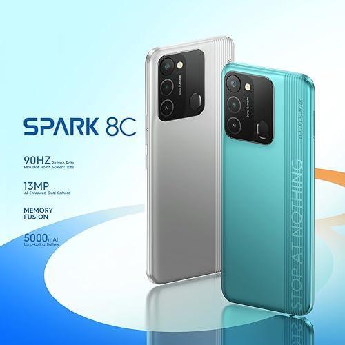 Tecno Spark 8C (Magnet Black, 4GB RAM, 64GB Storage) | 13MP AI-Enhanced Dual Camera | HD+ 6.6" Dot Notch Screen | Upto 7GB Memory fusion | 5000mAh Long-lasting Battery | 8MP Portrait Camera Beauty 3.0 - Image 21