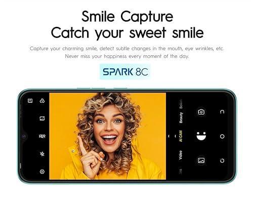 Tecno Spark 8C (Magnet Black, 4GB RAM, 64GB Storage) | 13MP AI-Enhanced Dual Camera | HD+ 6.6" Dot Notch Screen | Upto 7GB Memory fusion | 5000mAh Long-lasting Battery | 8MP Portrait Camera Beauty 3.0 - Image 7