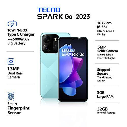 TECNO Spark Go 2023 (Uyuni Blue, 3GB RAM,32GB Storage) | 5000mAh Battery | 6.56" HD+ Display | 13MP Dual Rear Camera | Type C Port - Image 7