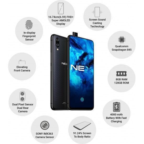 Vivo NEX (Black, 128 GB)  (8 GB RAM) Refurbished - Image 2