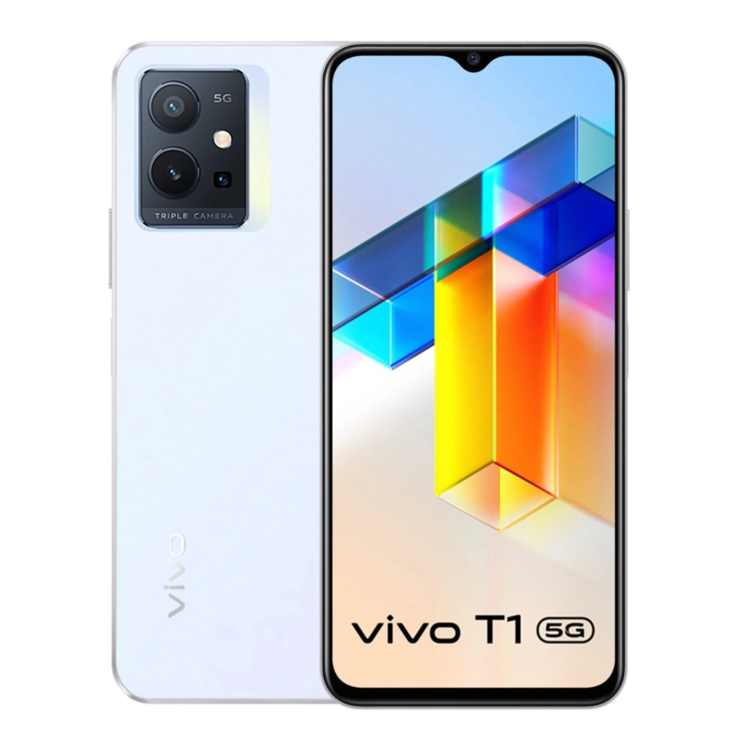 Vivo T1 5G (Silky White, 128 GB,4 GB RAM) (Refurbished) - Image 2