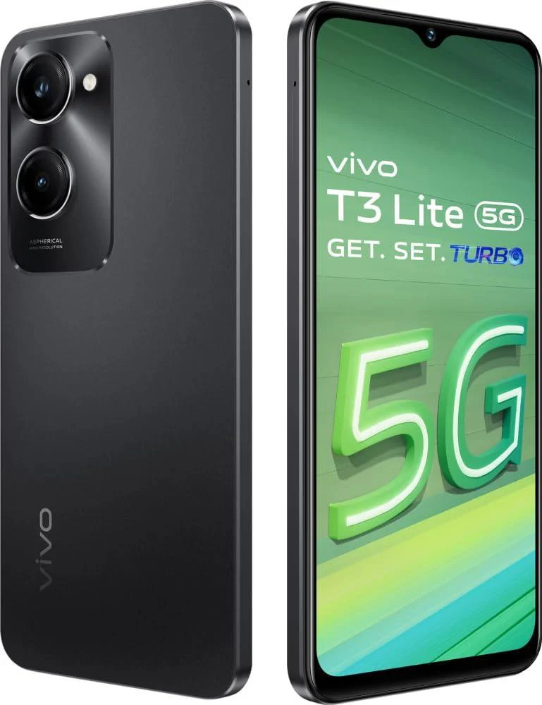 Vivo T3 Lite 5G Smartphone (Majestic Black, 6GB Ram 128GB Storage) Used - Image 6