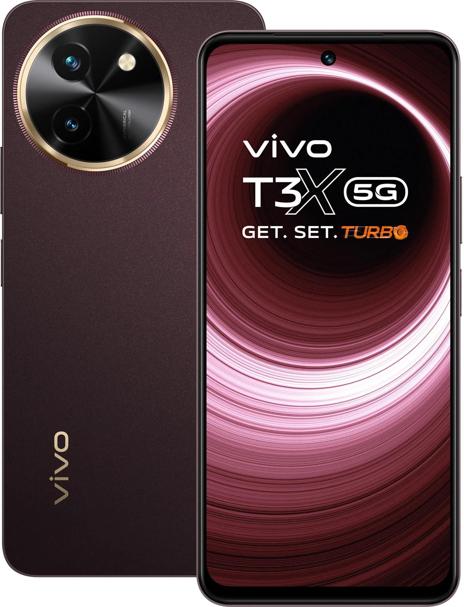 Vivo T3x 5G (Crimson Bliss, 128 GB) (6 GB RAM) Refurbished