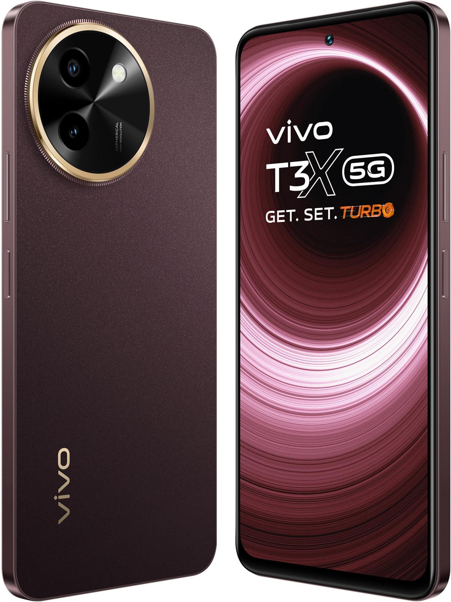 Vivo T3x 5G (Crimson Bliss, 128 GB) (6 GB RAM) Refurbished - Image 5