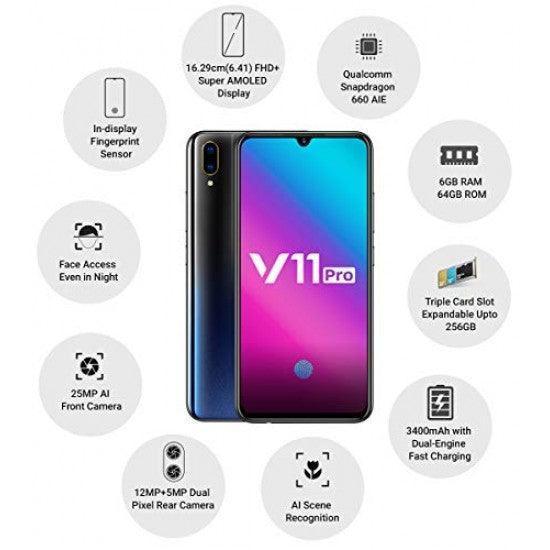 Vivo V11 Pro (Starry Night Black, 6GB RAM, 64GB Storage) Refurbished - Image 4