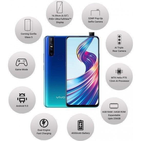 Vivo V15 (Aqua Blue, 64 GB 6 GB RAM) Preowned - Image 4