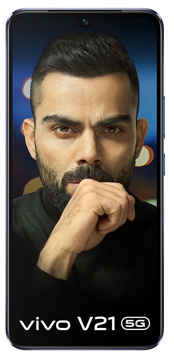 Vivo V21 5G (Dusk Blue, 8GB RAM, 128GB Storage) Refurbished