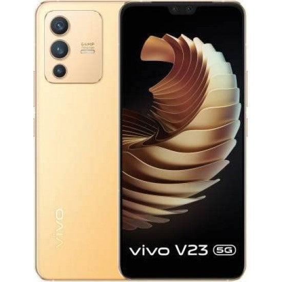 Vivo V23 5G Sunshine Gold, 8GB RAM 128GB Storage Refurbished Mobile