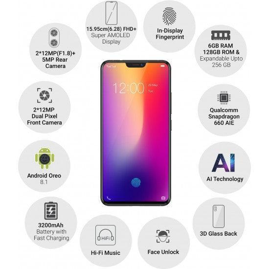 Vivo X21 (Black, 128 GB) (6 GB RAM) - Image 3