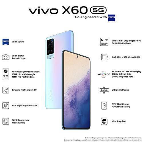 Vivo X60 (Shimmer Blue, 8GB RAM, 128GB Storage) Preowned - Image 7