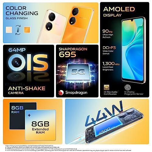 vivo Y100A 5G (Twilight Gold, 8GB RAM, 128GB Storage) with No Cost EMI/Additional Exchange Offers - Image 7