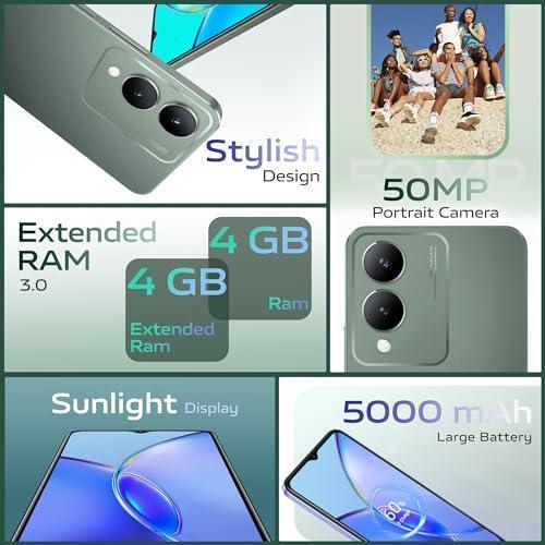 Vivo Y17s (Forest Green, 4GB RAM, 128GB Storage) Refurbished - Image 3