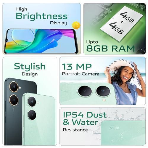 vivo Y18e (Gem Green, 4GB RAM, 64GB Storage) Refurbished - Image 4
