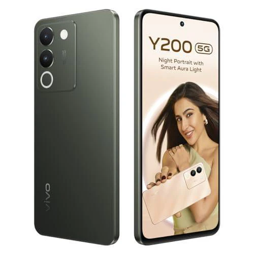 Vivo Y200 5G (Jungle Green, 8GB RAM, 128GB Storage) Refurbished