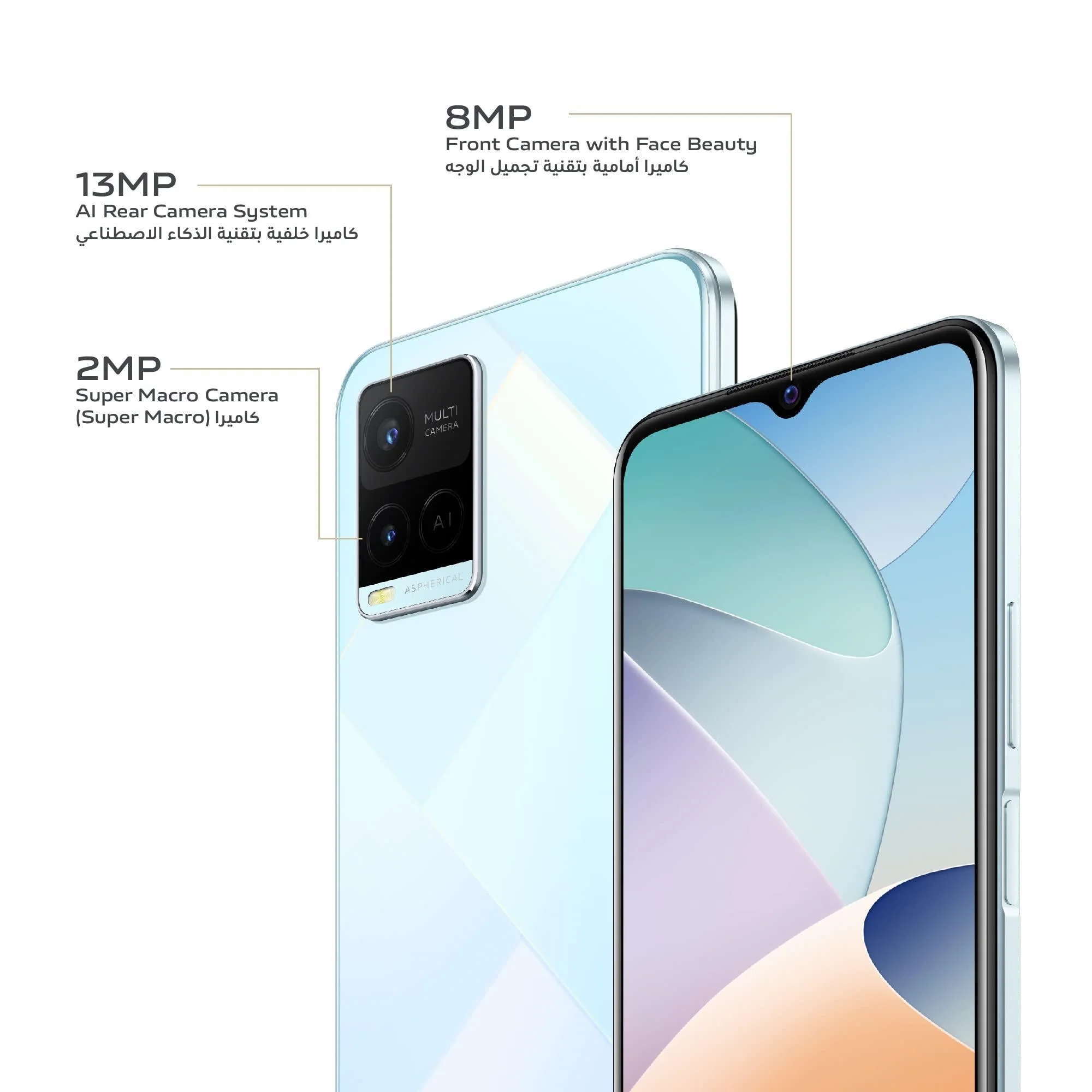 Vivo Y21 (Diamond Glow, 4GB RAM, 64GB Storage) Refurbished - Image 6
