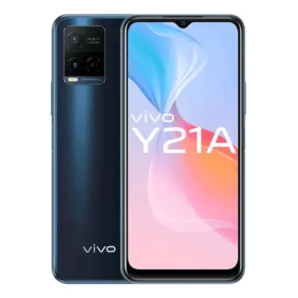 Vivo Y21A (Midnight Blue, 4GB RAM, 64GB Storage) - Refurbished