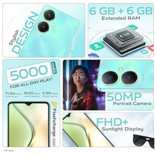 Vivo Y27 (Sea Blue, 6GB RAM, 128GB Storage) Refurbished - Image 4