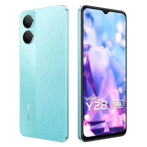 Vivo Y28 5G (Glitter Aqua, 4GB RAM, 128GB Storage) Refurbished
