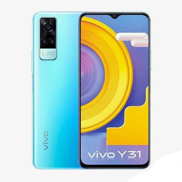 Vivo Y31 (Blue, 6GB RAM, 128GB Storage) - Refurbished