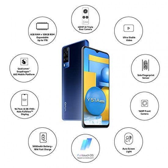 Vivo Y51A (Titanium Sapphire, 6GB RAM, 128GB Storage) - Image 4