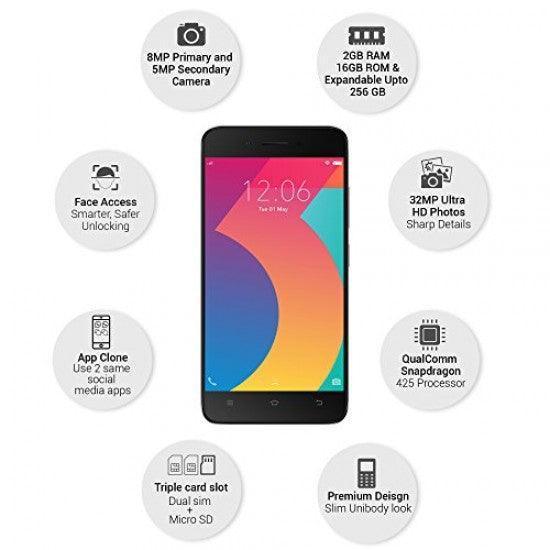 Vivo Y53i (Matte Black, 16 GB, 2 GB RAM) - Image 3